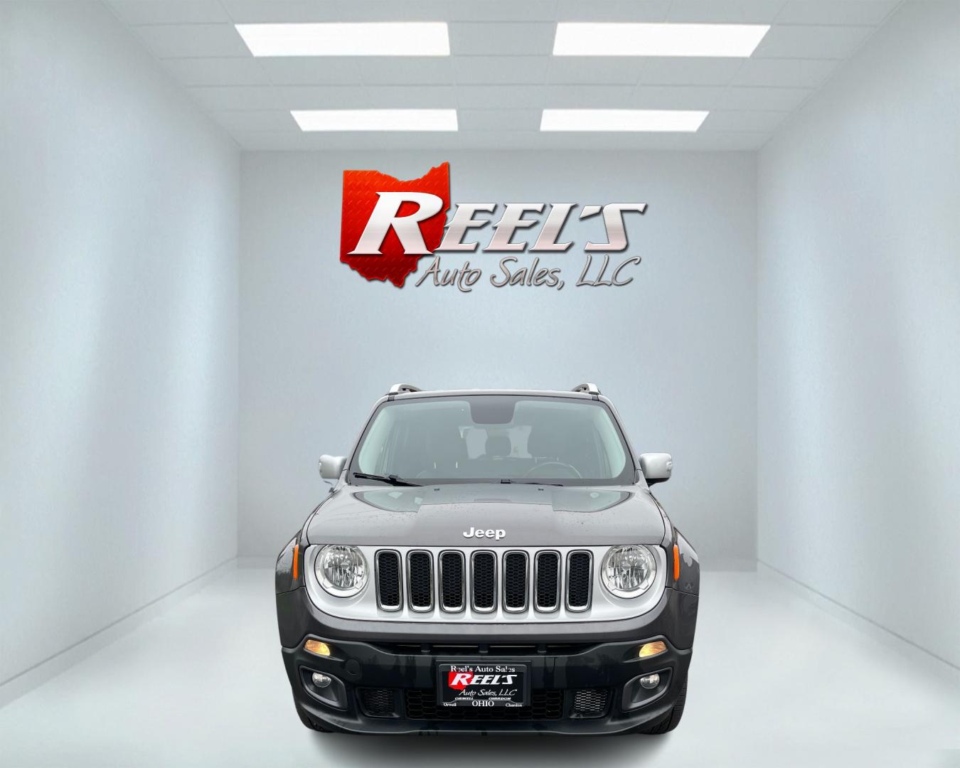 2016 Gray /Black Jeep Renegade Limited 4WD (ZACCJBDT1GP) with an 2.4L I4 DOHC 16V engine, 9A transmission, located at 11115 Chardon Rd. , Chardon, OH, 44024, (440) 214-9705, 41.580246, -81.241943 - Photo#1